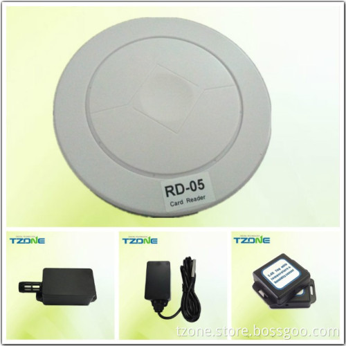 Wireless RF receiver to monitor temperature tags large range